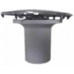 Capot 120 Mm Laiton Chromé Avec Tube Garde D'eau Pour Bonde Diamètre 90 Mm Valentin