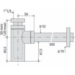 Siphon Lavabo "Cylindrik" Valentin Valentin 3 Siphon Lavabo "Cylindrik" Valentin Valentin -Valentin Soldes Magasin 1151904 2