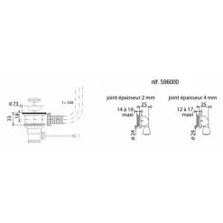 VALENTIN Vidage Trop Plein Pour Lavabo, Vasque, Bidet* -Valentin Soldes Magasin 15056178 3