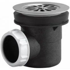 Bonde De Douche à Grille Marguerite Pour Receveur Diamètre 60 Mm, Sortie Horizontale à Coller Valentin