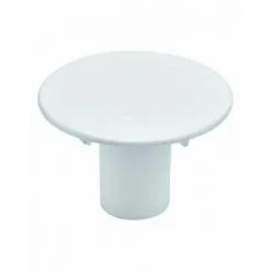 Capot ABS Blanc Avec Tube Garde D'eau Diamètre 116 Mm Valentin