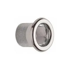 Enjoliveur De Trop Plein Chromé Diamètre 24 Mm, Longueur 26 Mm Valentin