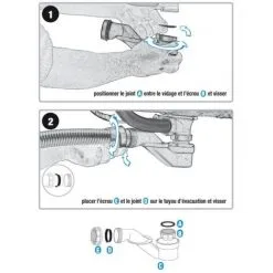 Siphon Baignoire Extra-plat VALENTIN 5 Siphon Baignoire Extra-plat VALENTIN -Valentin Soldes Magasin 32151199 3