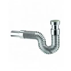 Raccord Flexible MODULOFLEX écrou 33x42, Mâle 32 Mm, 350 à 800 Mm Chromé Valentin