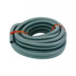 Flexible Armé PVC Gris, Diamètre 32 Mm, Couronne De 20M. Valentin