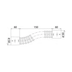 Raccord Flexible Armé FITOFLEX 270 Mm, Femelle Femelle 50 Mm, à Coller Valentin -Valentin Soldes Magasin 32681804 2