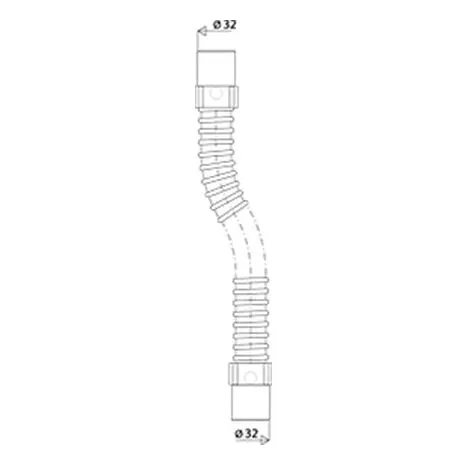 Raccord Flexible Armé FITOFLEX 750 Mm, Mâle Mâle 32 Mm, à Coller Valentin 2 Raccord Flexible Armé FITOFLEX 750 Mm, Mâle Mâle 32 Mm, à Coller Valentin – Image 2