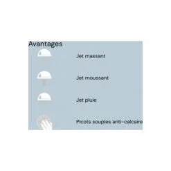 VALENTIN DOUCHETTE MORGANE 3 JET 908500000 -Valentin Soldes Magasin 34183550 3