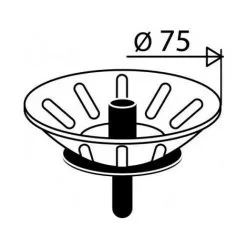 VALENTIN PANIER INOX 75MM POUR BONDE 90 390700 3 VALENTIN PANIER INOX 75MM POUR BONDE 90 390700 -Valentin Soldes Magasin 34261616 2