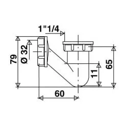 Siphon Bidet V Valentin, Siphon De Bidet -Valentin Soldes Magasin 4240648 2