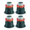 Lot De 4 Pieds De Receveur De Douche Valentin - D. 106 Mm