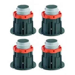 Lot De 4 Pieds De Receveur De Douche Valentin - D. 106 Mm