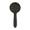 Douchette Slate En ABS Noir, 3 Jets, Diamètre 100 Mm Valentin