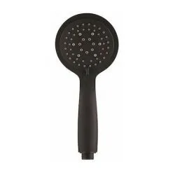 Douchette Slate En ABS Noir, 3 Jets, Diamètre 100 Mm Valentin