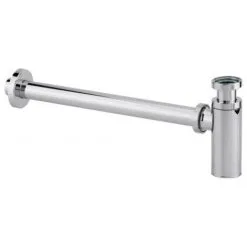VALENTIN Siphon De Lavabo Laiton Chromé Cylindrix