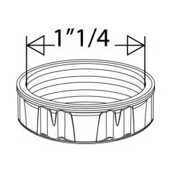VALENTIN ECROU PLASTIQUE 33X42 0124